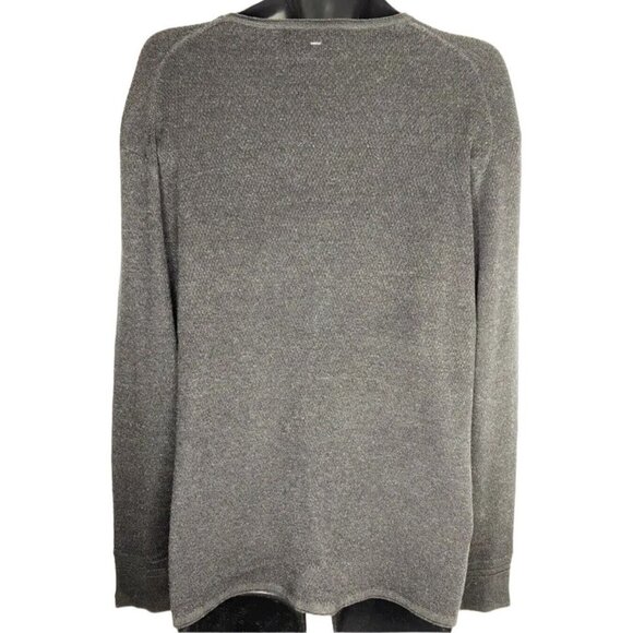 Rag‎ & Bone Men’s Drew Pullover Long Sleeve Gray Crew Neck Sweater SZ XXL - Picture 7 of 8